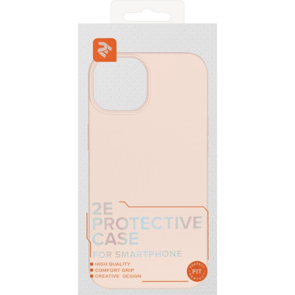 Фото - Чохол для смартфону 2E for Apple iPhone 13 Pro Max Liquid Silicone Sand Pink (2E-IPH-13PRM-OCLS-RP)