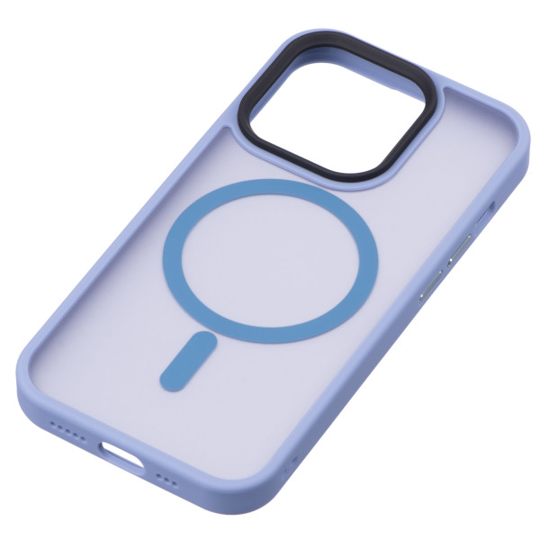 Фото - Чохол для смартфону 2E Basic for iPhone 15 Ultra, Soft Touch MagSafe Cover Light Blue (2E-IPH-15U-OCLS-LB)