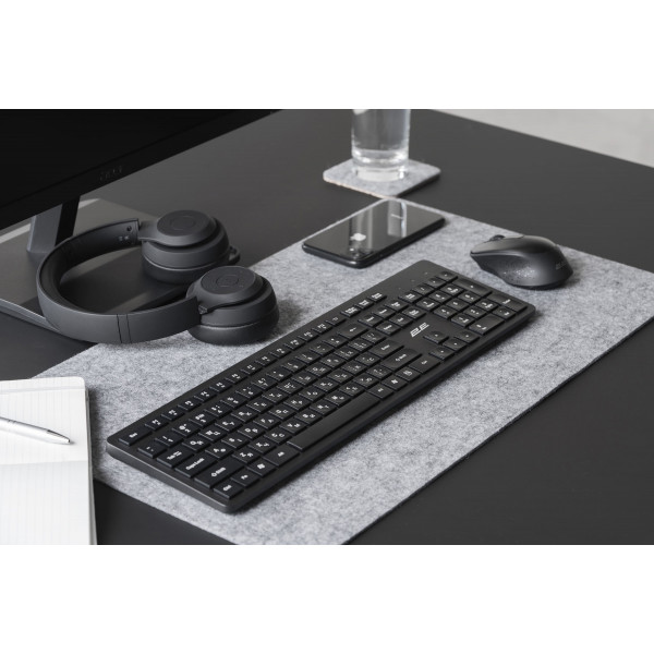 Фото - Клавіатура бездротова 2E KS260 WL Black (2E-KS260WB)