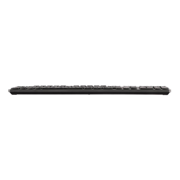 Фото - Клавіатура бездротова 2E KS280 WL/BT, EN/UK Silent Black-Grey (2E-KS280WBGR_UA)