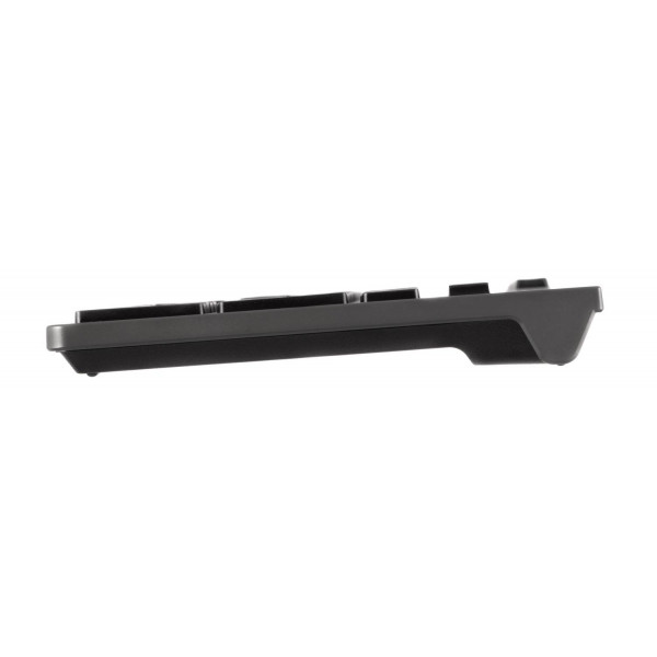 Фото - Клавіатура бездротова 2E KS280 WL/BT, EN/UK Silent Black-Grey (2E-KS280WBGR_UA)