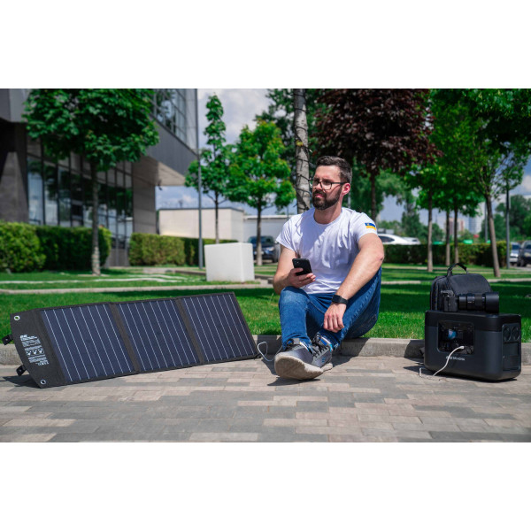 Фото - Портативна сонячна панель 2E 2E-LSFC-60