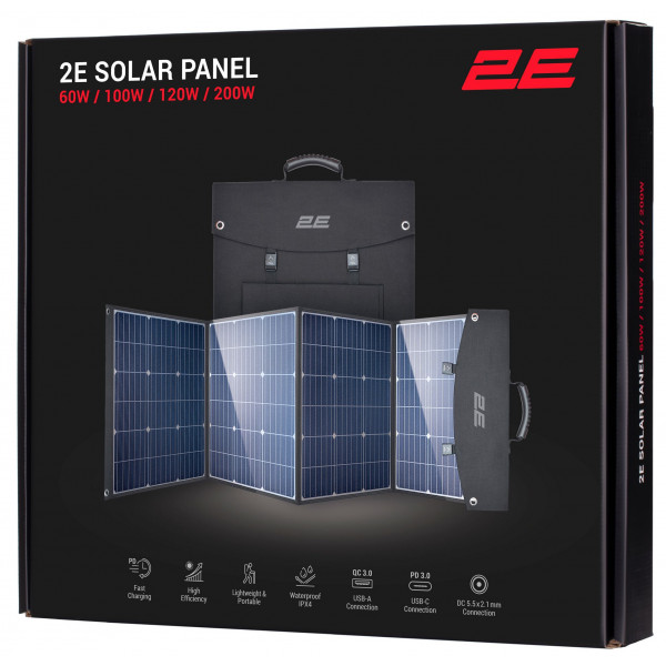 Фото - Портативна сонячна панель 2E 2E-LSFC-60