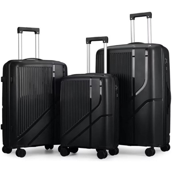 Фото - Набор чемоданов 2E M7969 L+M+S (2E-PP-M7969-SET3-BK) Фото - Набор чемоданов 2E M7969 L+M+S (2E-PP-M7969-SET3-BK)