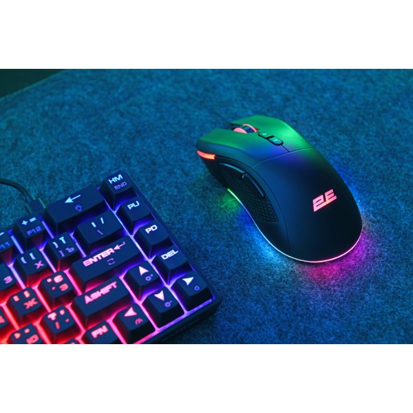 Фото - Мышь беспроводная игровая 2E Gaming MG350 WL RGB USB Black  (2E-MG350UB-WL)