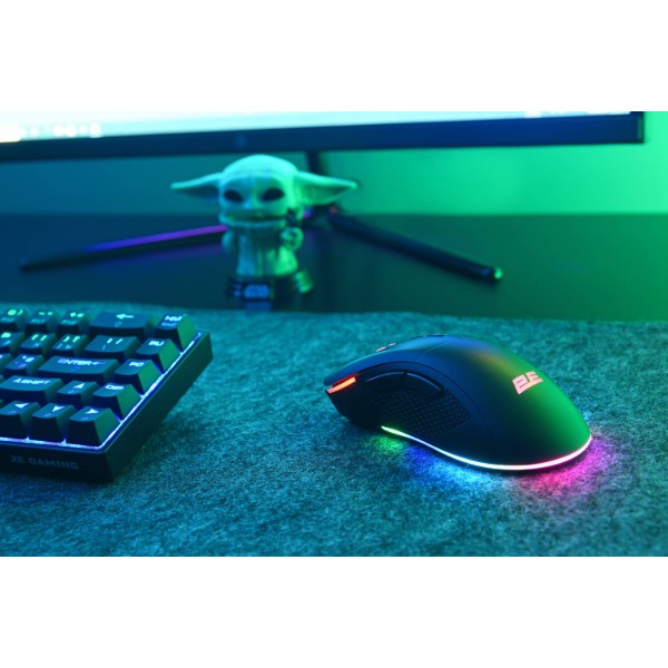Фото - Мышь беспроводная игровая 2E Gaming MG350 WL RGB USB Black  (2E-MG350UB-WL)