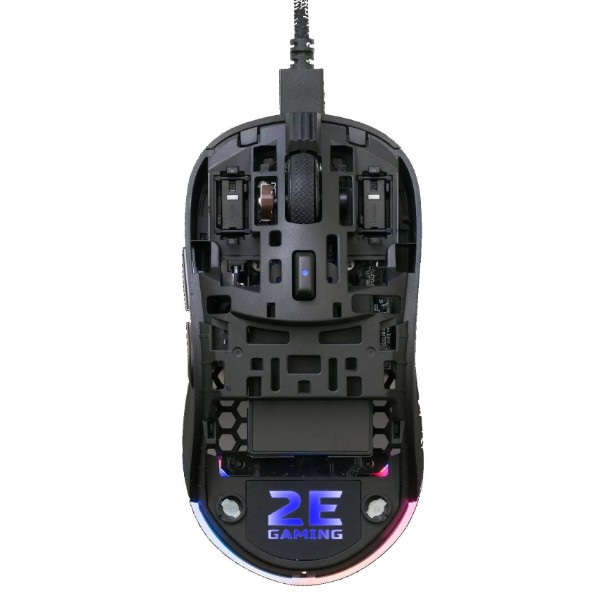 Фото - Мышь беспроводная игровая 2E HyperDrive Lite WL RGB Black (2E-MGHDL-WL-BK)