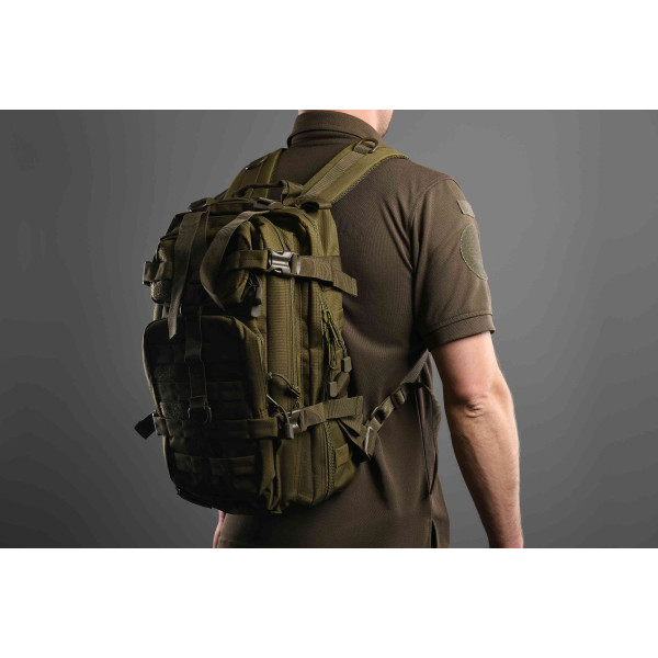 Фото - Рюкзак тактичний 2E 25L Molle Зелений (2E-MILTACBKP-25L-OG)