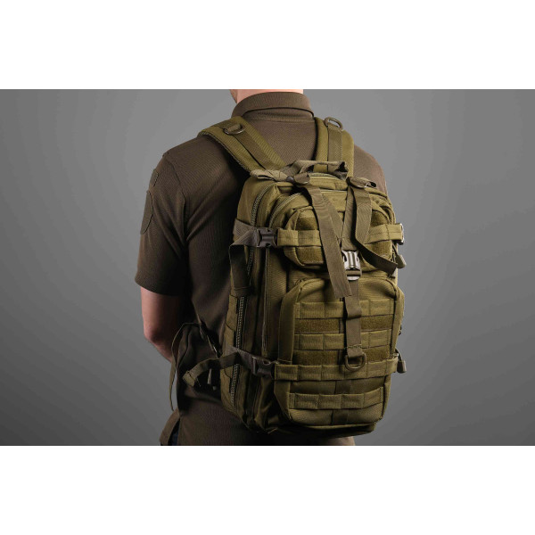 Фото - Рюкзак тактичний 2E 25L Molle Зелений (2E-MILTACBKP-25L-OG)