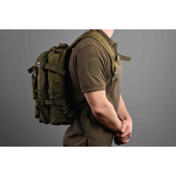 Фото - Рюкзак тактичний 2E 25L Molle Зелений (2E-MILTACBKP-25L-OG)