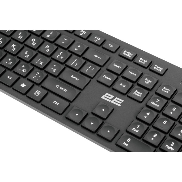 Фото - Клавиатура+мышь беспроводная 2E MK420 WL EN/UK Black (2E-MK420WB_UA)