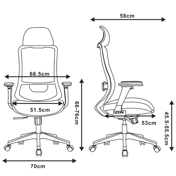 Фото - Крісло офісне 2E OFFICE OC150 (2E-OC150-GREY)