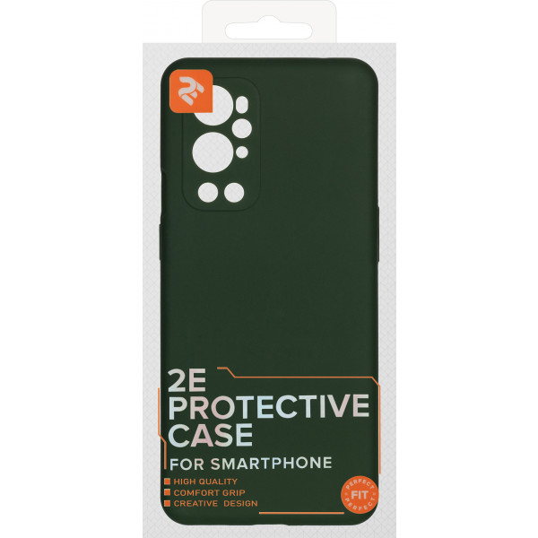 Фото - Чохол для смартфону 2E for OnePlus 9 Pro (LE2123) Solid Silicon Dark Green (2E-OP-9PRO-OCLS-GR)