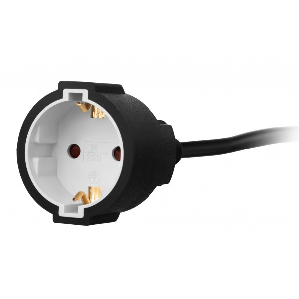 Фото - Подовжувач 220В 2E 1 розетка 20 м Black (2E-PC315M20)