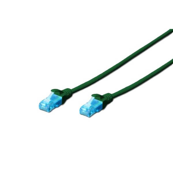 Фото - Кабель патч-корд 2E CAT 5e UTP 10 м 26AWG RJ45 Green (2E-PC5ECU-10LSZH-GRN)