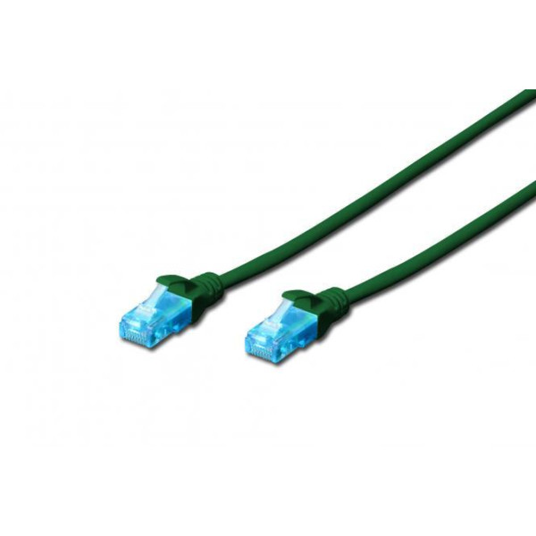 Фото - Кабель патч-корд 2E CAT 5e UTP 5 м 26AWG RJ45 Green (2E-PC5ECU-5LSZH-GRN)