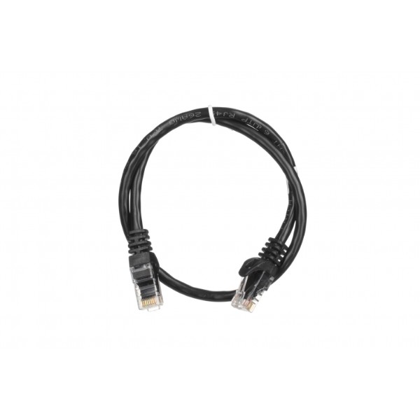 Фото - Кабель патч-корд 2E Cat 6 UTP RJ45 26AWG 0.50 m Black (2E-PC6COP-050BK)