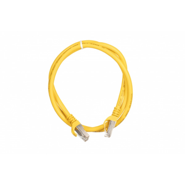 Фото - Кабель патч-корд 2E Cat 6 S-FTP RJ45 4Х2 27AWG 1.00 m Yellow (2E-PC6SFTPCOP-100YLW)