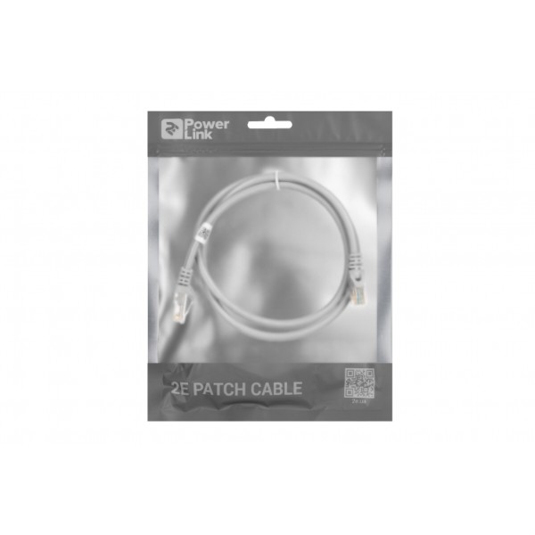 Фото - Кабель патч-корд 2E Cat 6 UTP RJ45 26AWG 1.00 m Grey (2E-PC6COP-100GRY)