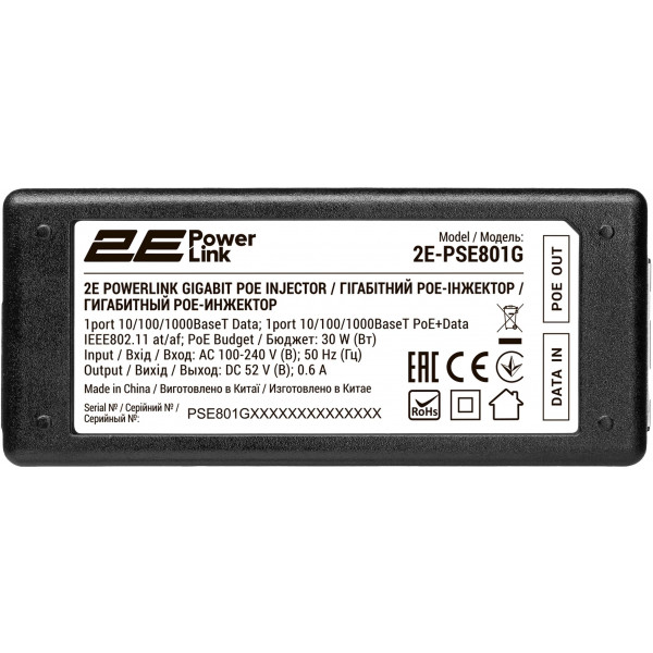 Фото - PoE-адаптер 2E 2E-PSE801
