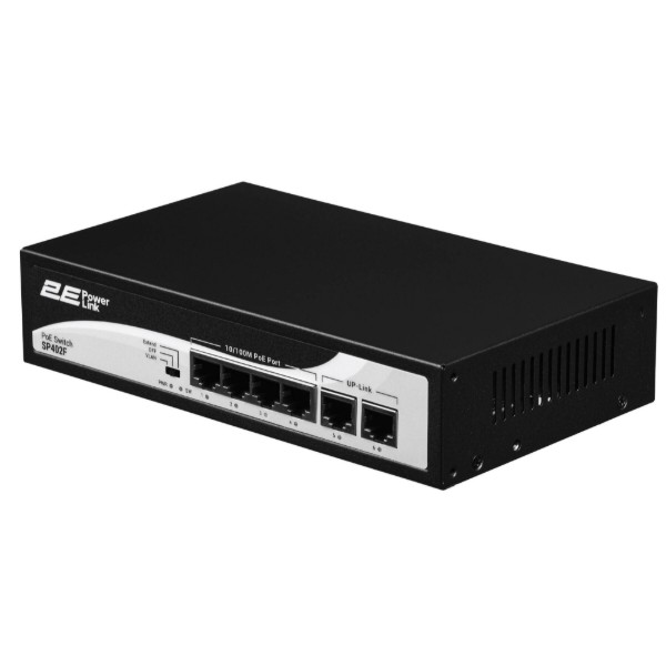Фото - Коммутатор локальної мережі (Switch) 2E PowerLink SP402F (2E-SP402F-2)