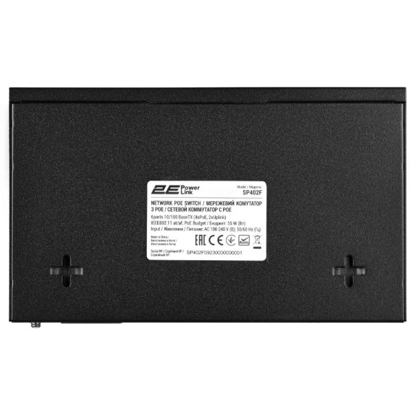 Фото - Коммутатор локальної мережі (Switch) 2E PowerLink SP402F (2E-SP402F-2)
