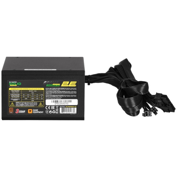 Фото - Блок питания для ПК 2E Solid Power 650W (2E-SP650BRSM-120)