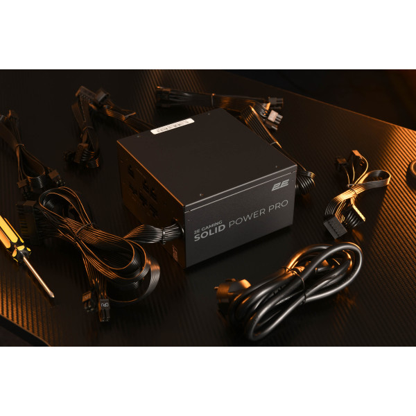 Фото - Блок живлення для ПК 2E Gaming Solid Power Pro ATX3.1 GEN5.0 650W (2E-SP650BRSMII-120)