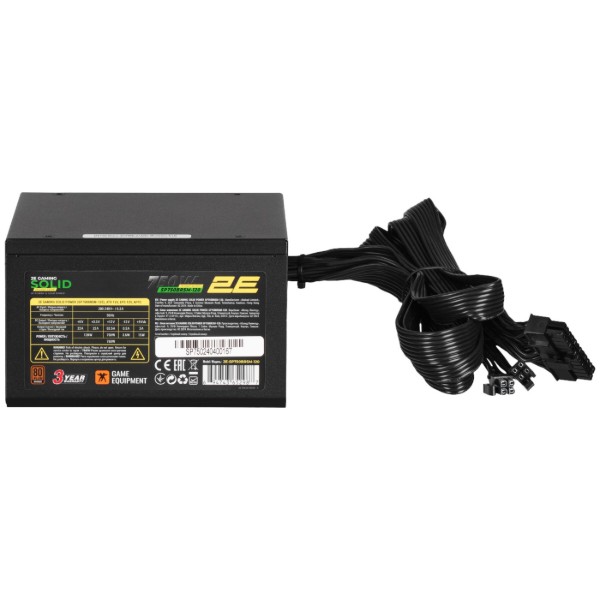 Фото - Блок питания для ПК 2E Solid Power 750W (2E-SP750BRSM-120)