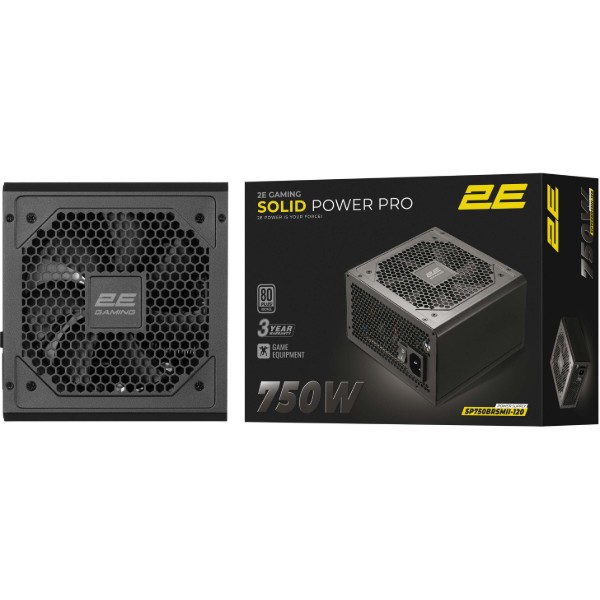 Фото - Блок питания для ПК 2E GAMING Solid Power Pro ATX3.1 GEN5.0 (750W) (2E-SP750BRSMII-120)