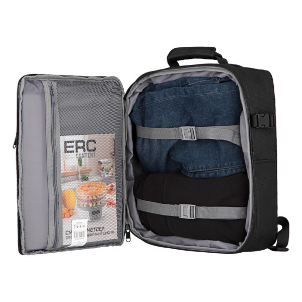 Фото - Валіза 2E Trek (L+M+S) + 3 рюкзаки Cabin (2E-BPET-CABIN-BK)