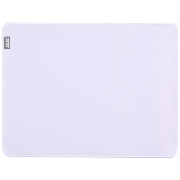 Фото - Килимок для миші ігровий 2E Gaming Pro Speed M White (2E-SPEED-M-WH-PRO)