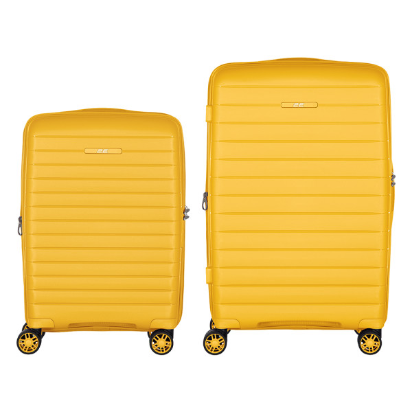 Фото - Валіза 2E Aero 2 шт. (M+S) бурштиново-жовтий (2E-SPP-AERO-SET2-AY)