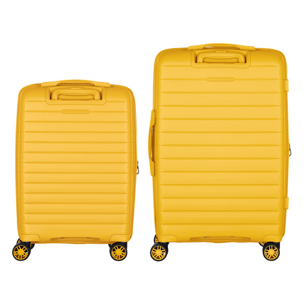 Фото - Валіза 2E Aero 2 шт. (M+S) бурштиново-жовтий (2E-SPP-AERO-SET2-AY)