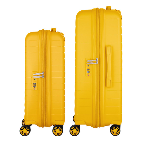Фото - Валіза 2E Aero 2 шт. (M+S) бурштиново-жовтий (2E-SPP-AERO-SET2-AY)