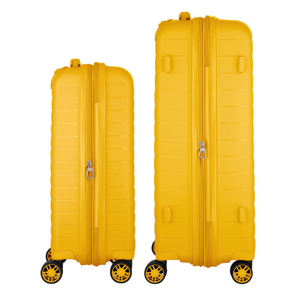 Фото - Валіза 2E Aero 2 шт. (M+S) бурштиново-жовтий (2E-SPP-AERO-SET2-AY)
