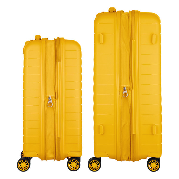 Фото - Валіза 2E Aero 2 шт. (M+S) бурштиново-жовтий (2E-SPP-AERO-SET2-AY)