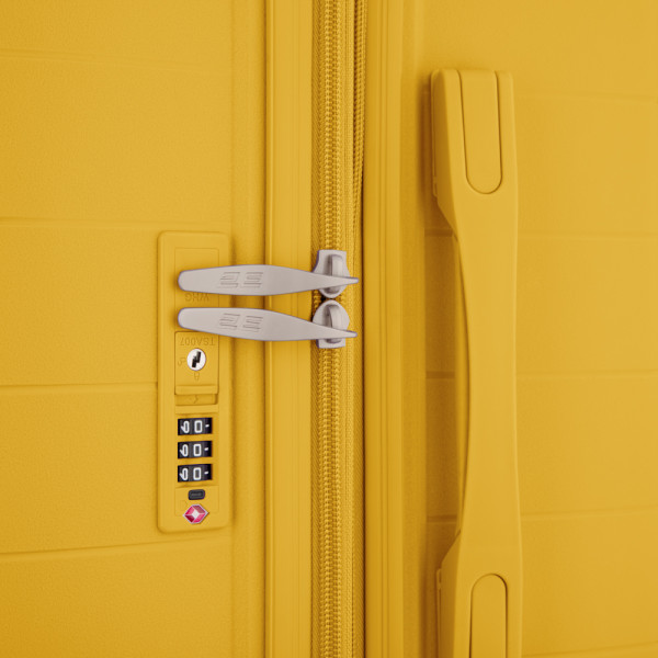 Фото - Валіза 2E Aero 2 шт. (M+S) бурштиново-жовтий (2E-SPP-AERO-SET2-AY)