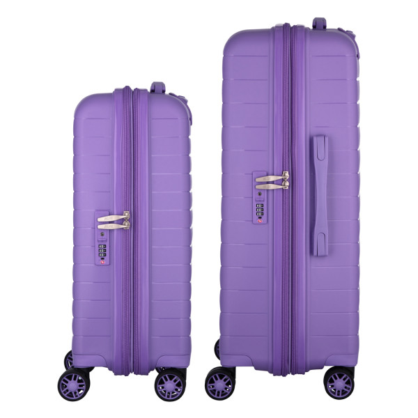 Фото - Валіза 2E Aero 2 шт. (M+S) лавандовий (2E-SPP-AERO-SET2-LV)