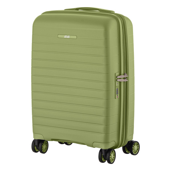 Фото - Валіза 2E Aero 2 шт. (M+S) оливково-зелений (2E-SPP-AERO-SET2-MG)