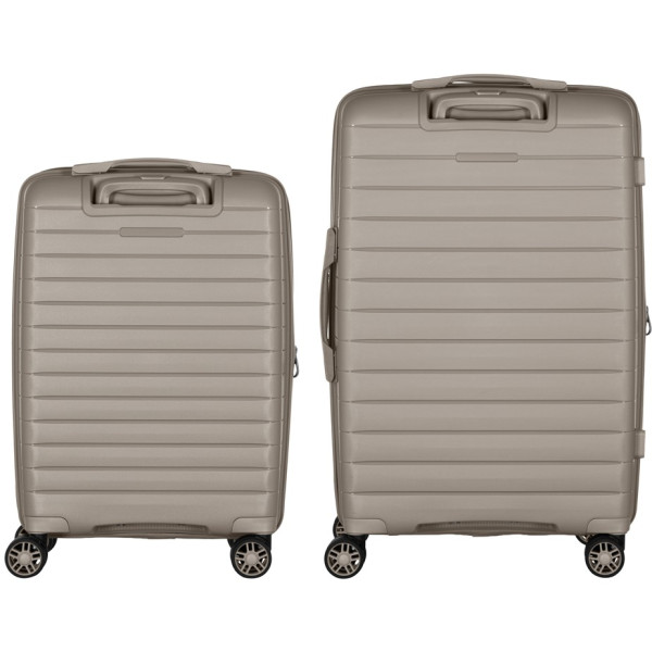 Фото - Валіза 2E Aero 2 шт. (M+S) Grey-Brown