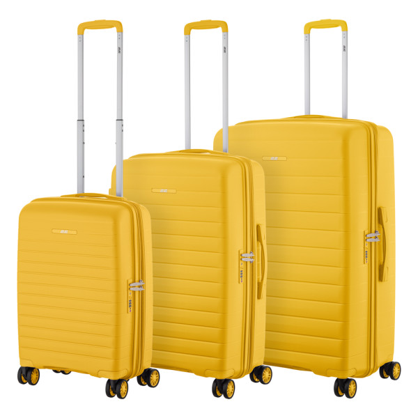 Фото - Валіза 2E Aero 3 шт. (L+M+S) бурштиново-жовтий (2E-SPP-AERO-SET3-AY)