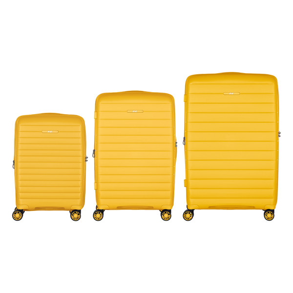Фото - Валіза 2E Aero 3 шт. (L+M+S) бурштиново-жовтий (2E-SPP-AERO-SET3-AY)