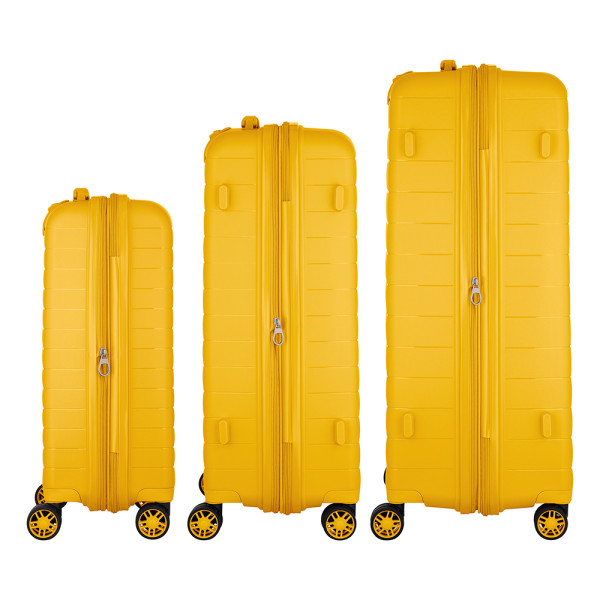 Фото - Валіза 2E Aero 3 шт. (L+M+S) бурштиново-жовтий (2E-SPP-AERO-SET3-AY)