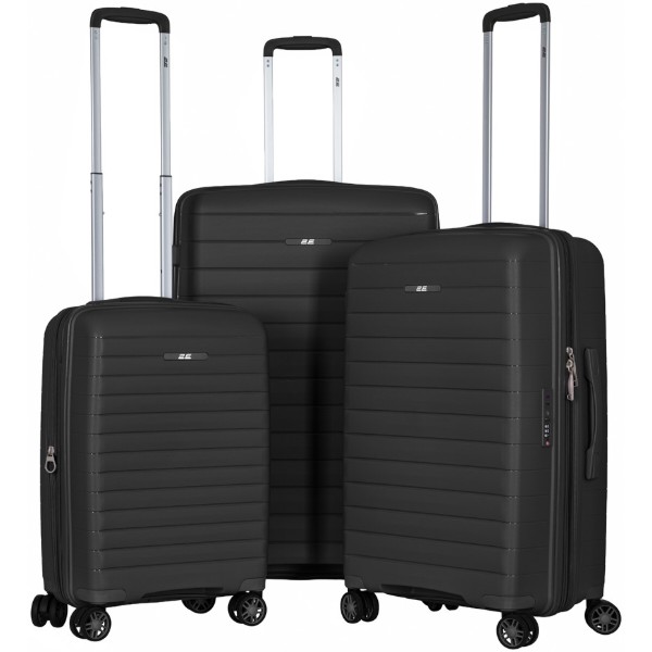 Фото - Валіза 2E Aero 3 шт. (L+M+S) Black