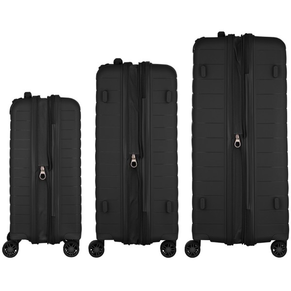 Фото - Валіза 2E Aero 3 шт. (L+M+S) Black