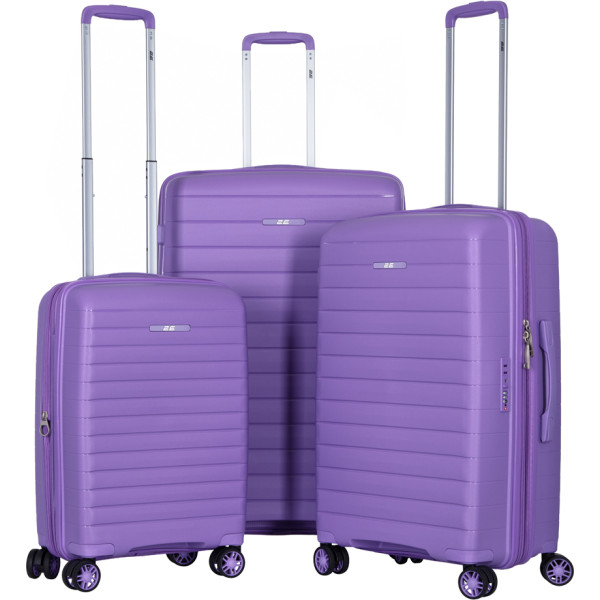 Фото - Валіза 2E Aero 3 шт. (L+M+S) лавандовий (2E-SPP-AERO-SET3-LV) Фото - Валіза 2E Aero 3 шт. (L+M+S) лавандовий (2E-SPP-AERO-SET3-LV)