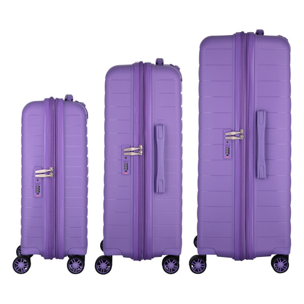 Фото - Валіза 2E Aero 3 шт. (L+M+S) лавандовий (2E-SPP-AERO-SET3-LV)