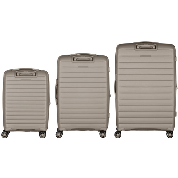 Фото - Валіза 2E Aero 3 шт. (L+M+S) Grey-Brown