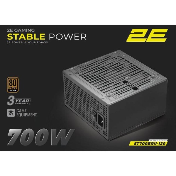 Фото - Блок живлення для ПК 2E Gaming Stable Power Pro ATX3.1 GEN5.0 700W (2E-ST700BRII-120)